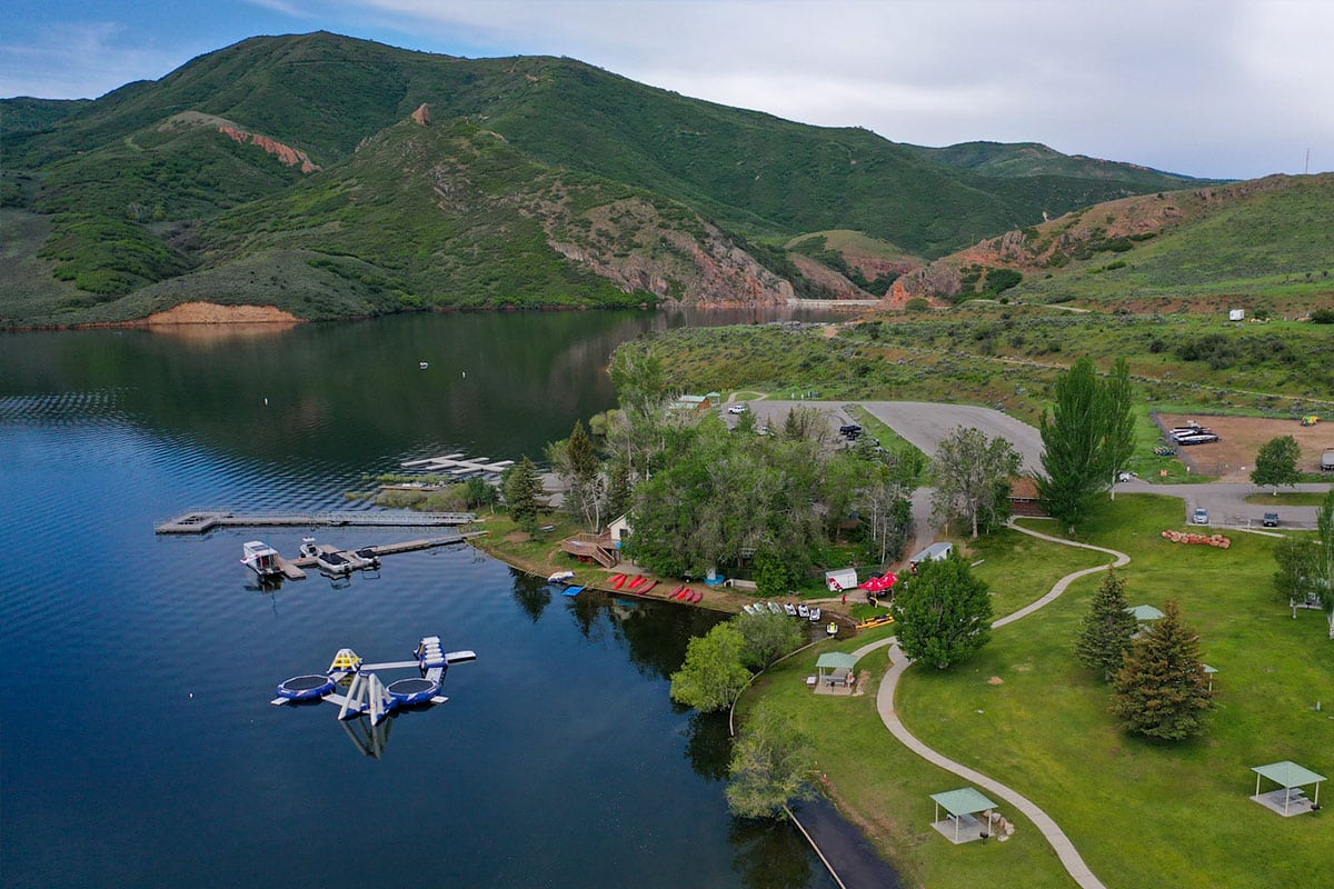 Lake View near East Canyon State Park In Utah